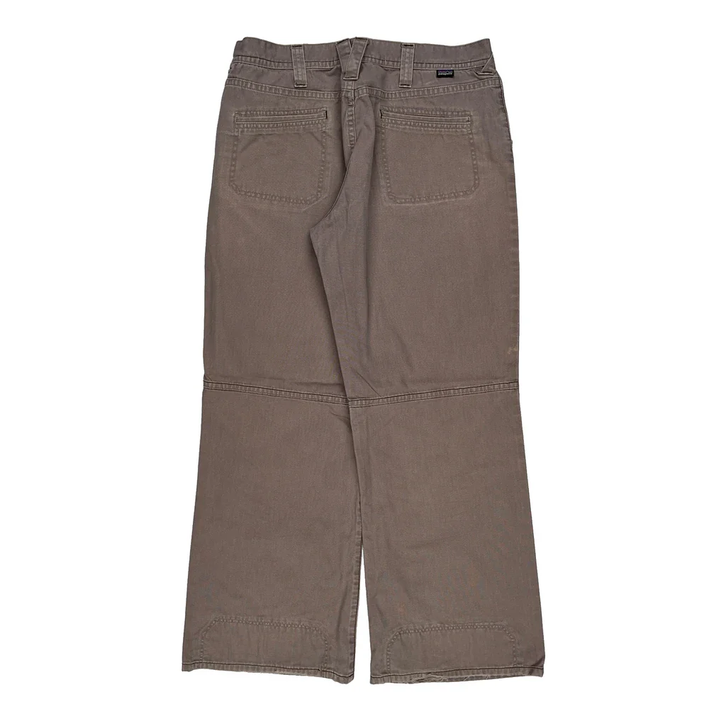 Patagonia Trousers - 32W UK 12 Brown Cotton