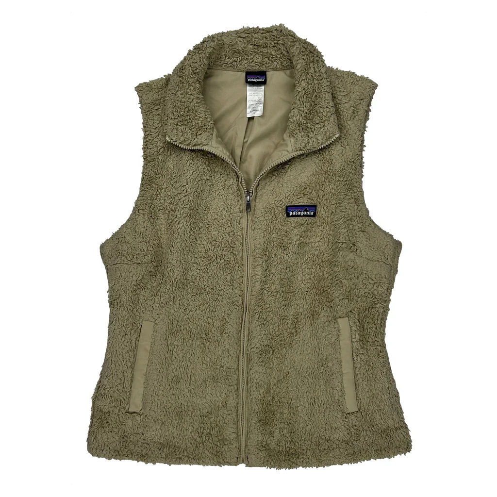 Patagonia Fleece Vest - Medium Beige Polyester