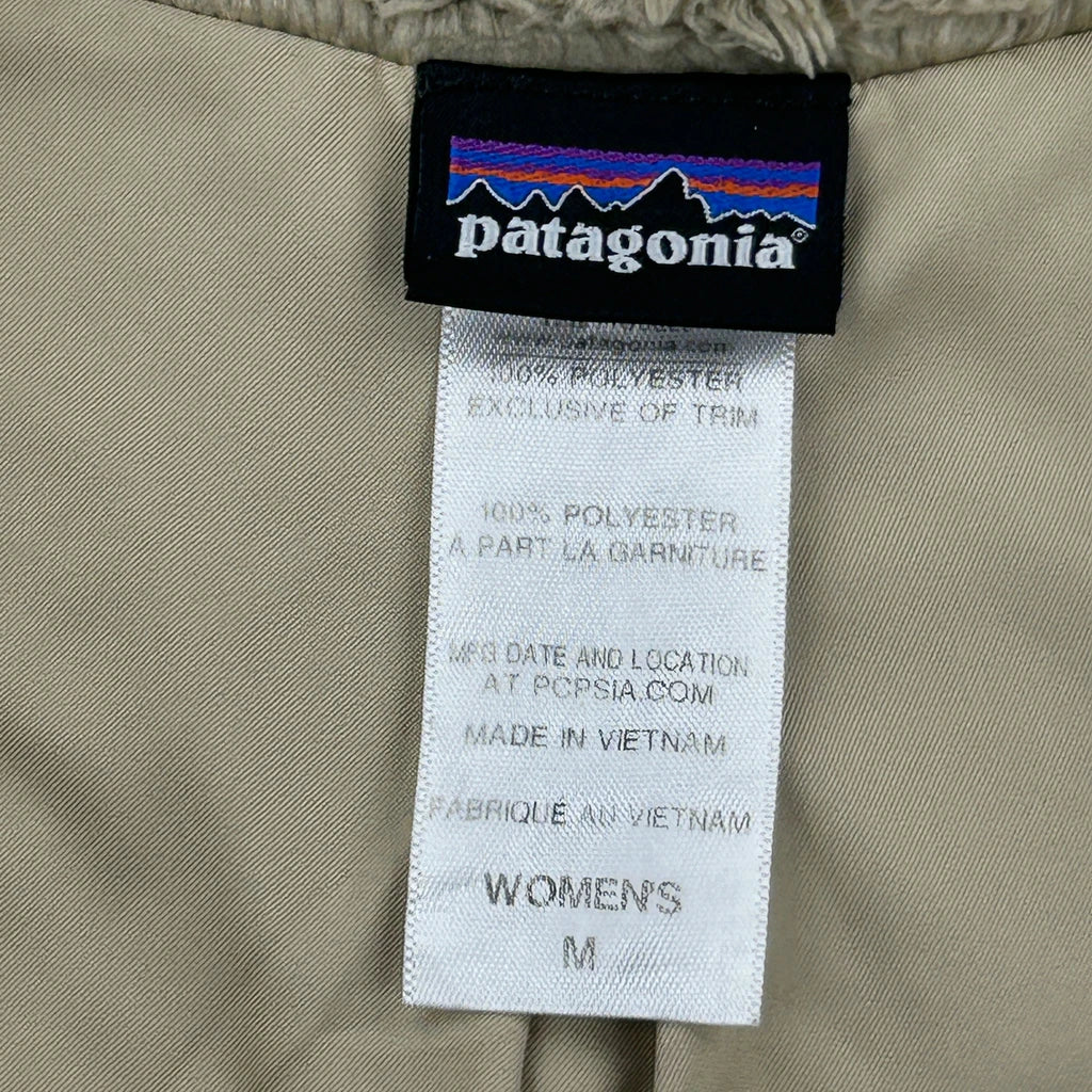 Patagonia Fleece Vest - Medium Beige Polyester - Image 3