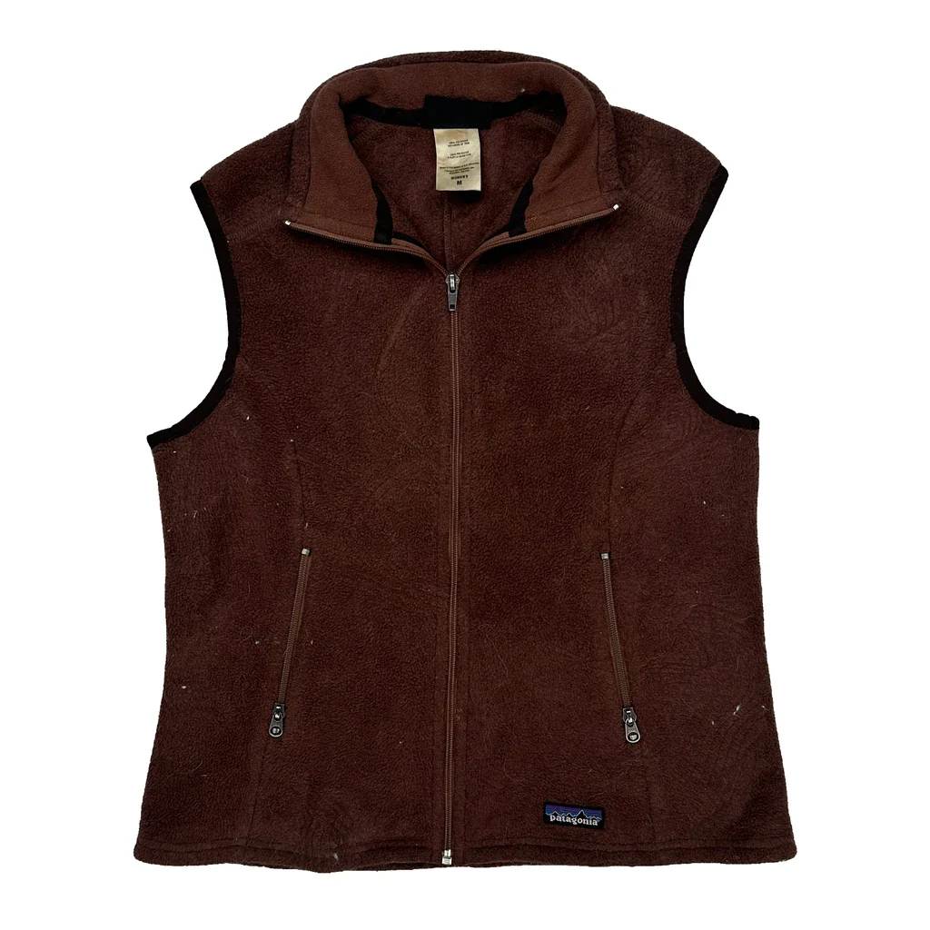 Patagonia Vest - Medium Brown Polyester