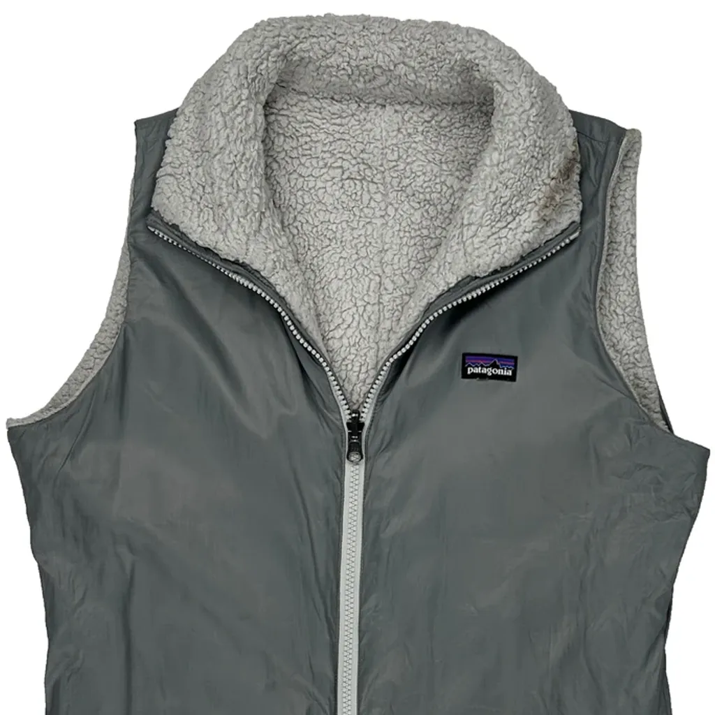 Patagonia Reversible Vest - Medium Gray Polyester - Image 5