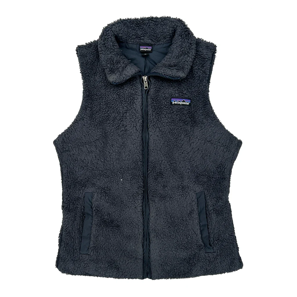 Patagonia Fleece Vest - XS Gray Polyester