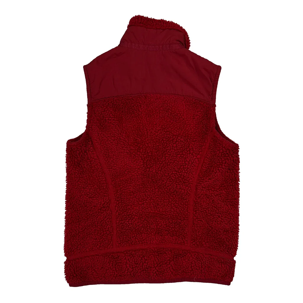 Patagonia Fleece Vest - Small Red Polyester - Image 2
