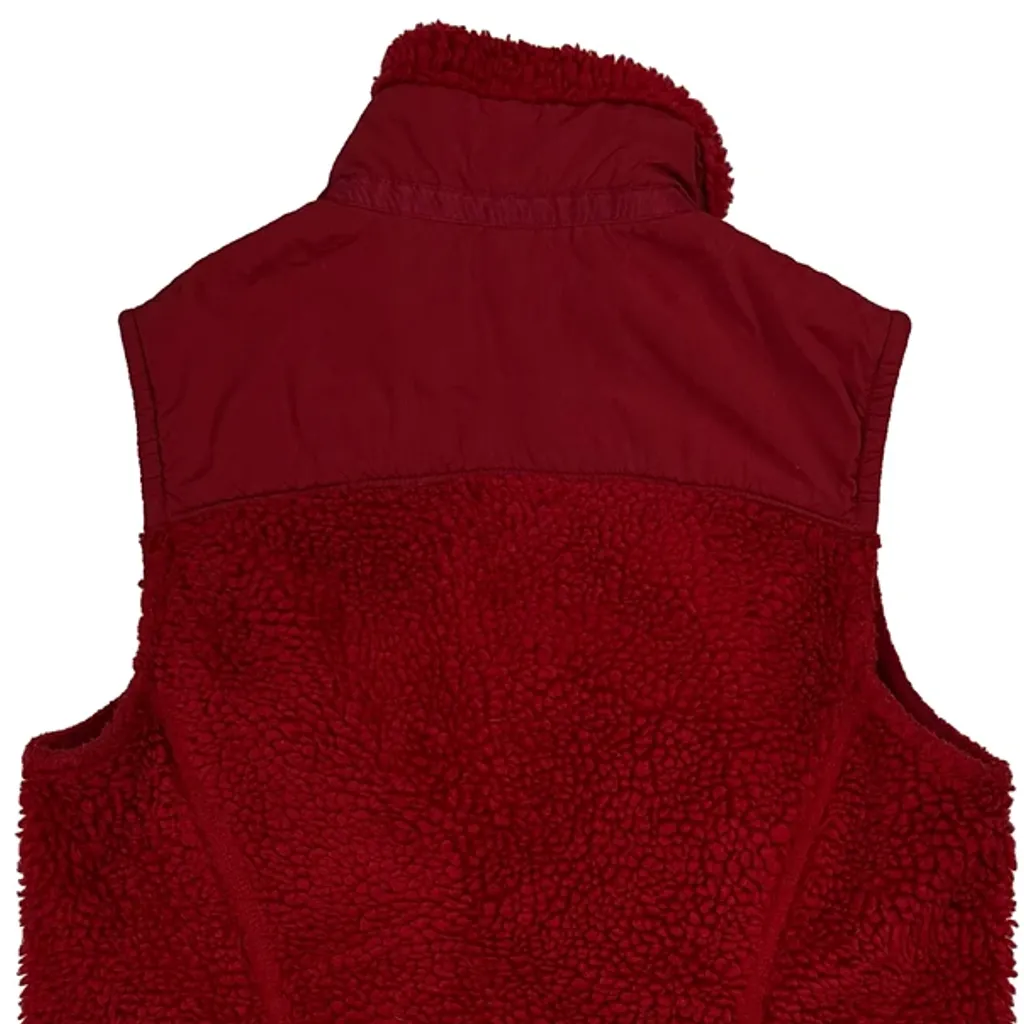 Patagonia Fleece Vest - Small Red Polyester - Image 7