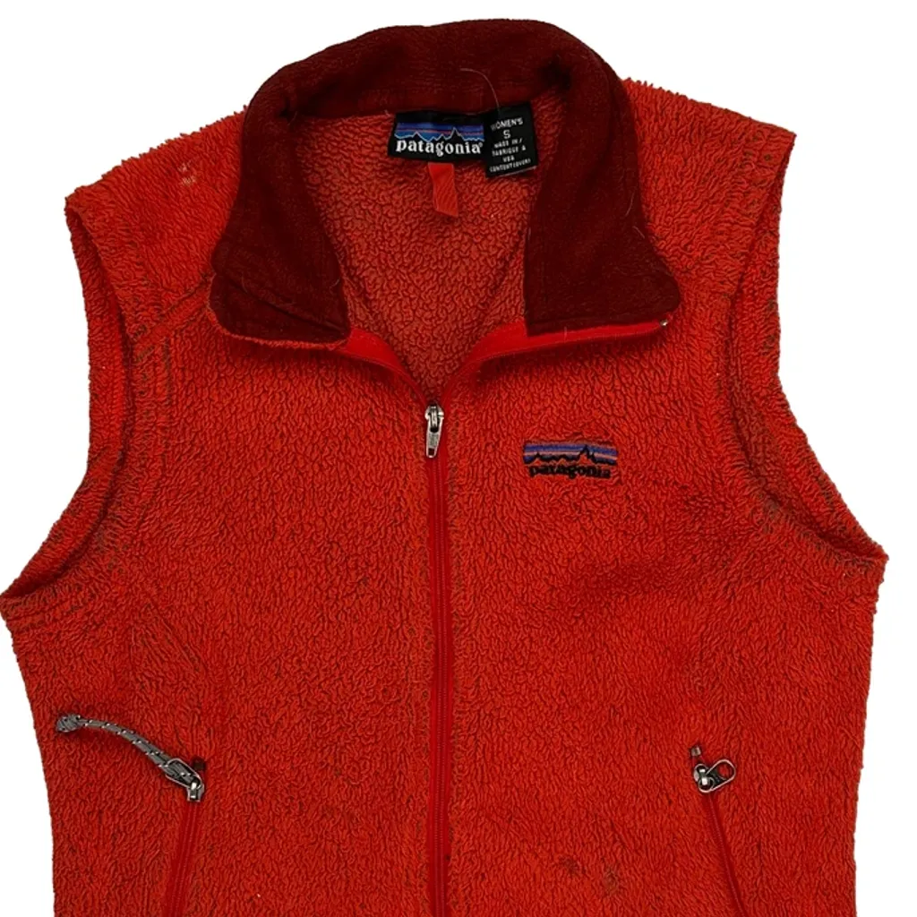 Patagonia Vest - Small Red Polyester - Image 5