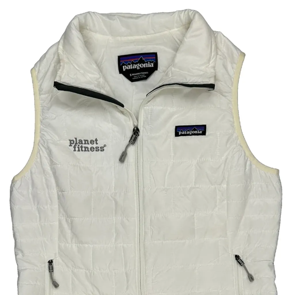 Patagonia Vest - Small White Polyester - Image 5