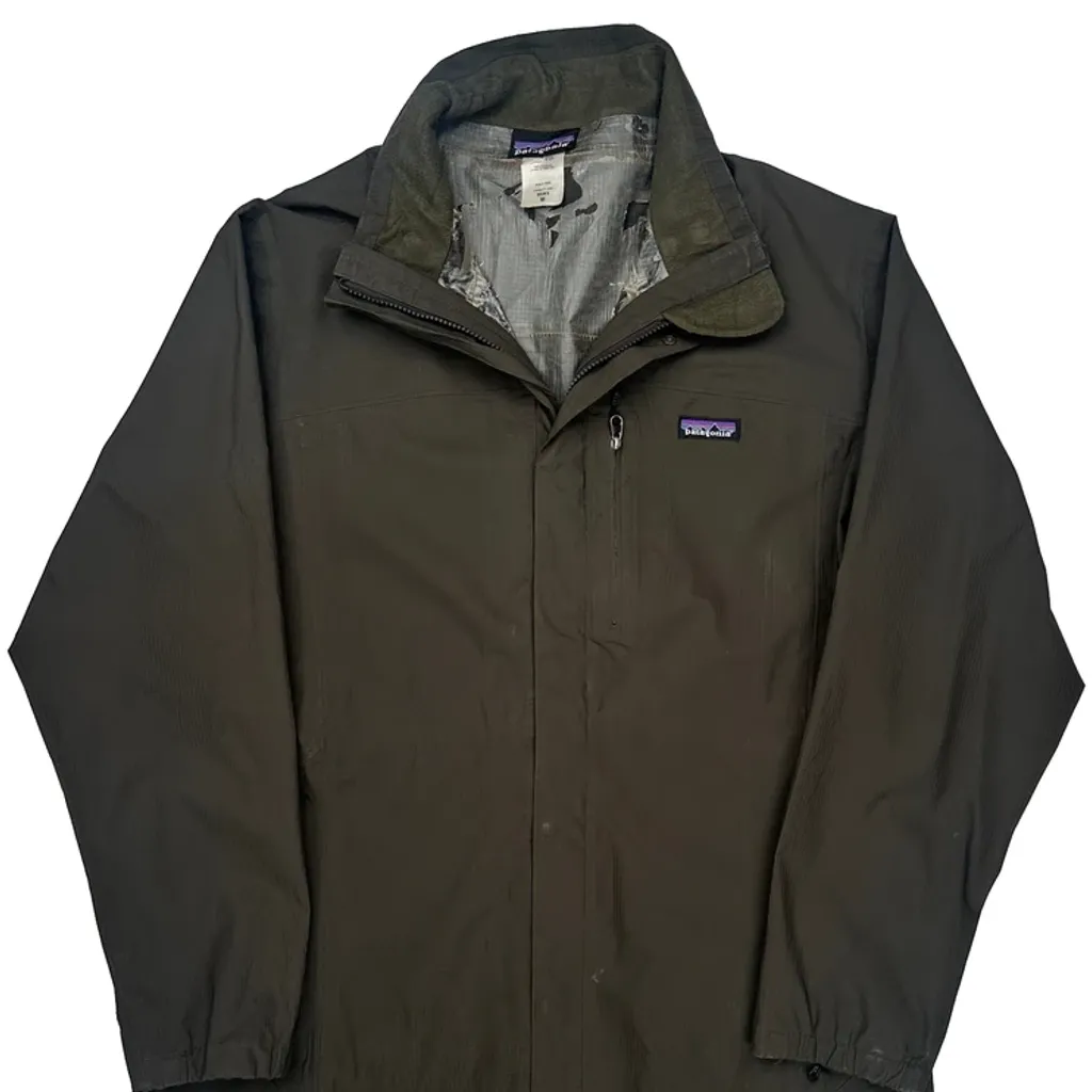 Patagonia Waterproof Jacket - Medium Black Polyester - Image 4