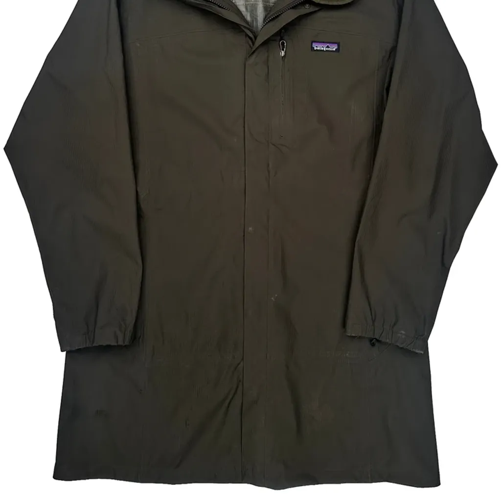 Patagonia Waterproof Jacket - Medium Black Polyester - Image 5