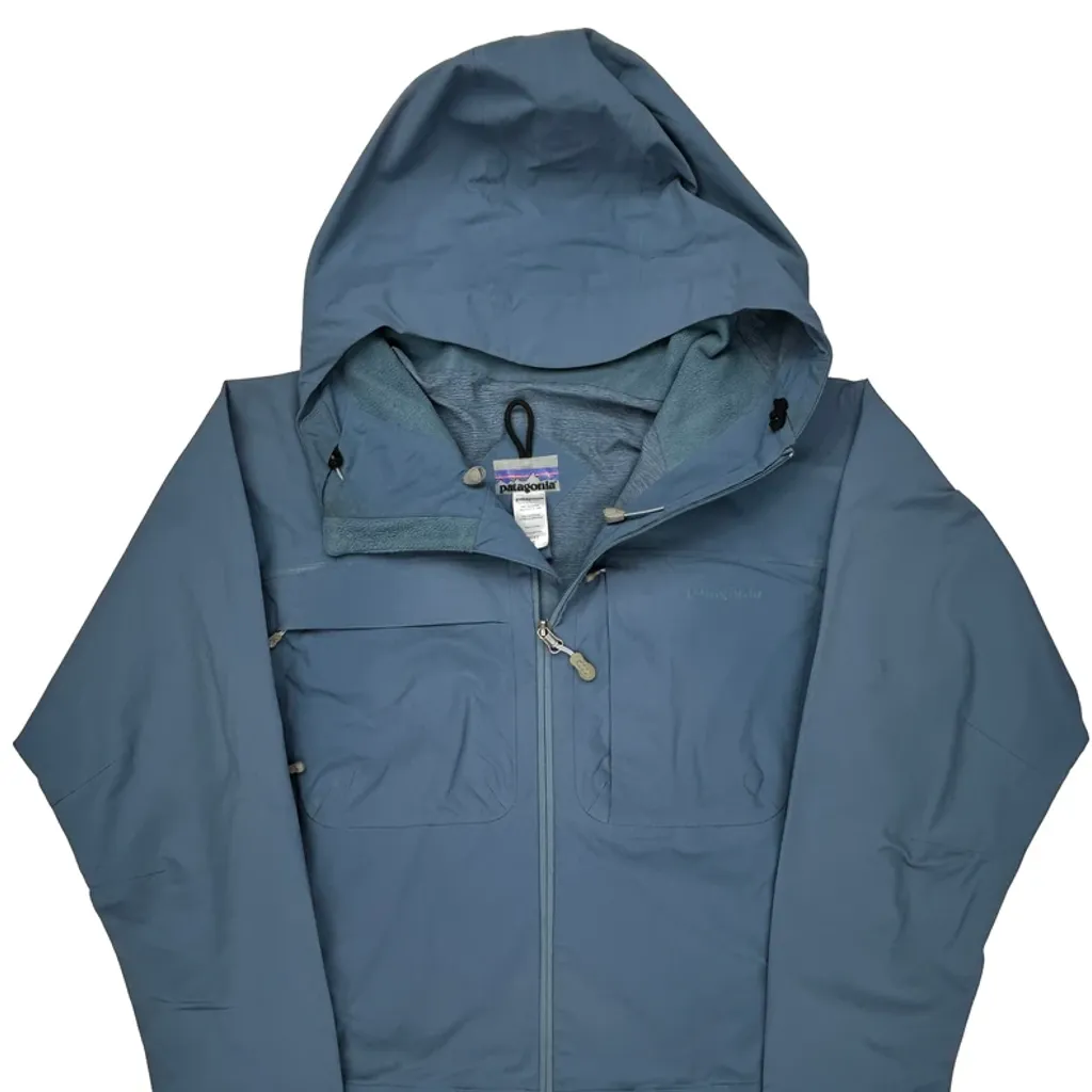 Patagonia Waterproof Jacket - Small Blue Polyester - Image 4