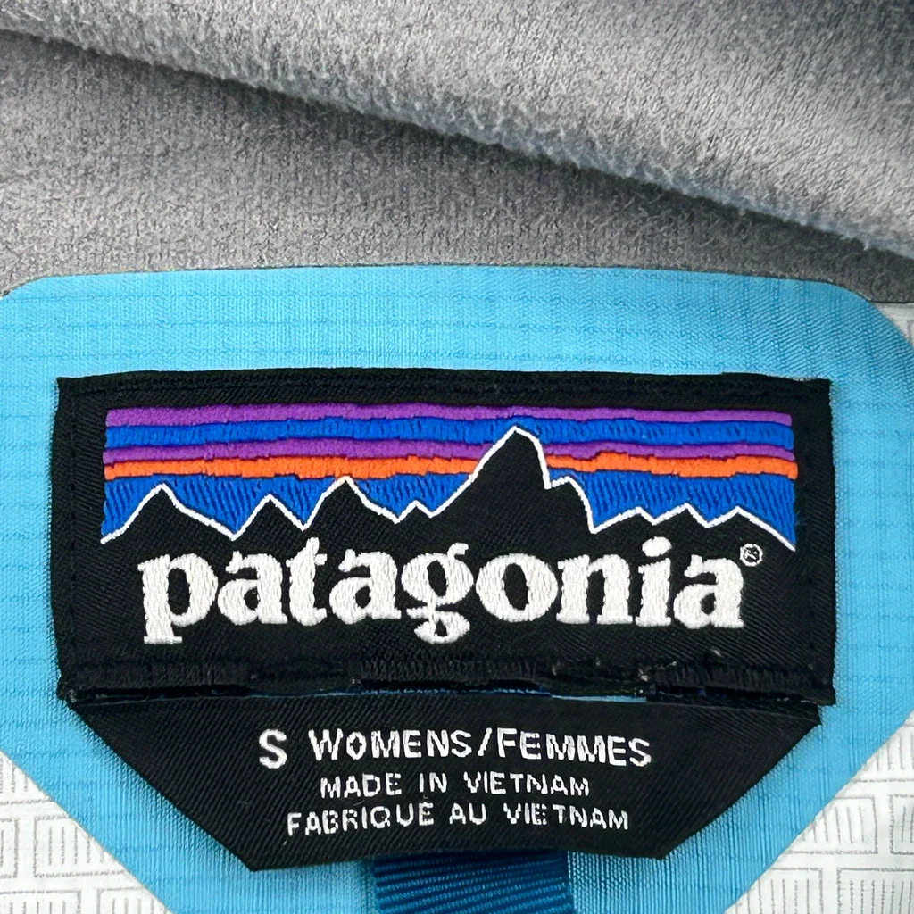 Patagonia Waterproof Jacket - Small Blue Polyester - Image 3
