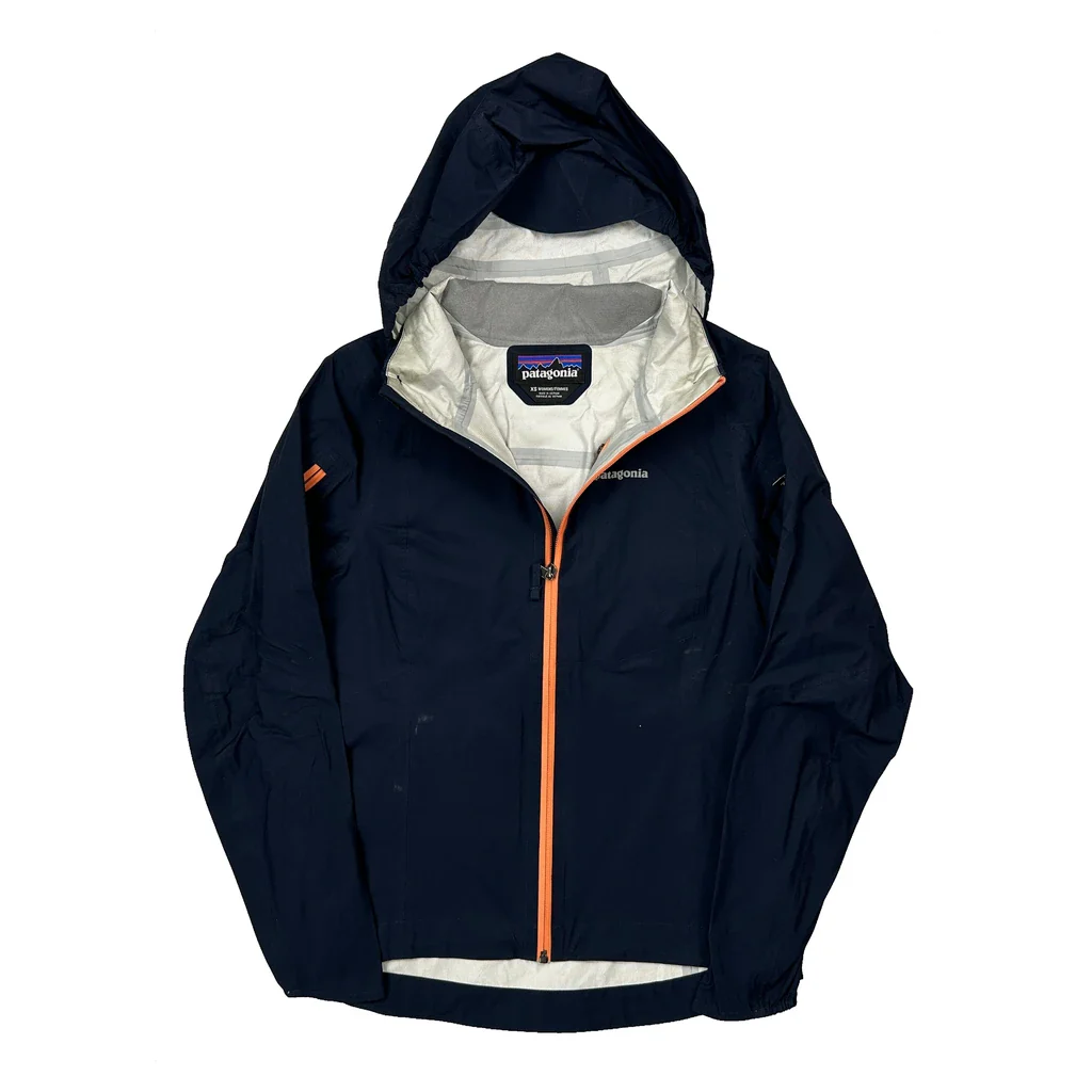 Patagonia Waterproof Jacket - XS Navy Nylon