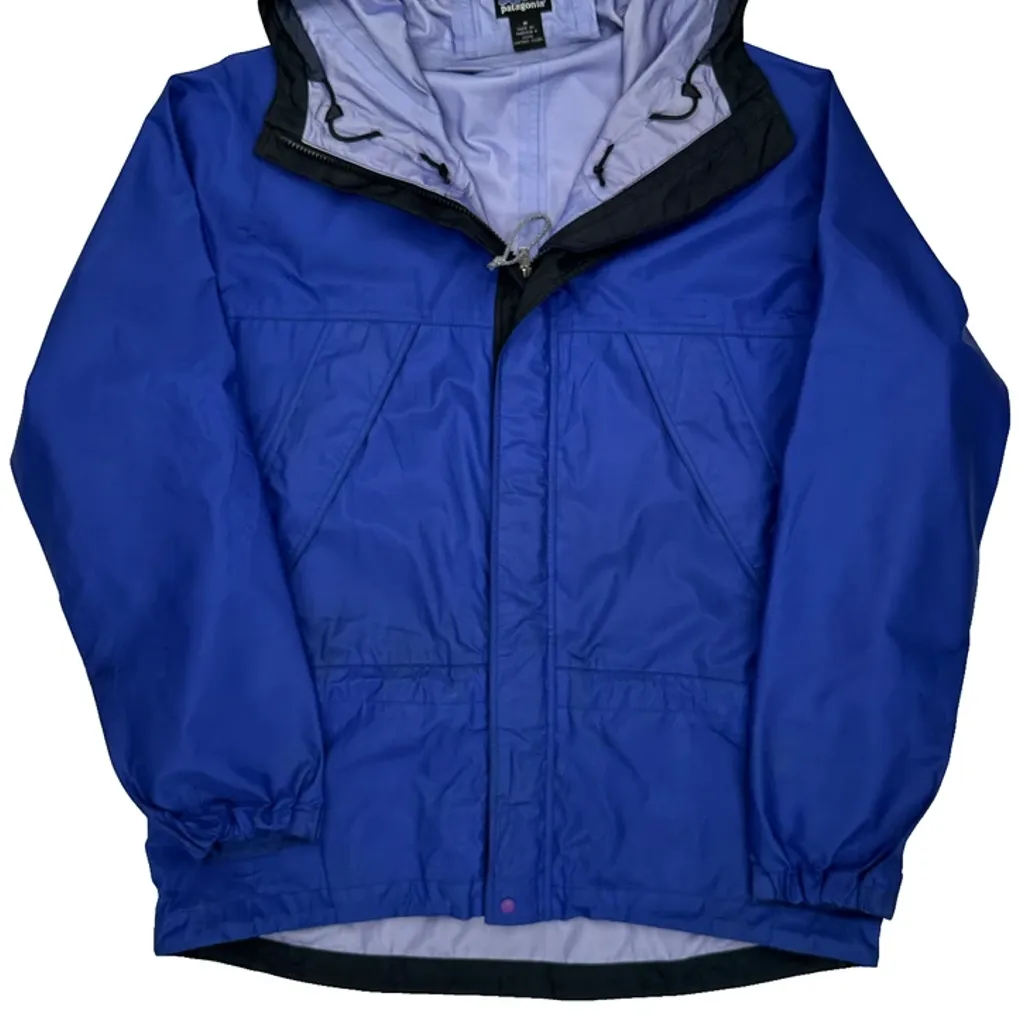 Patagonia Windbreaker - Medium Blue Nylon - Image 5