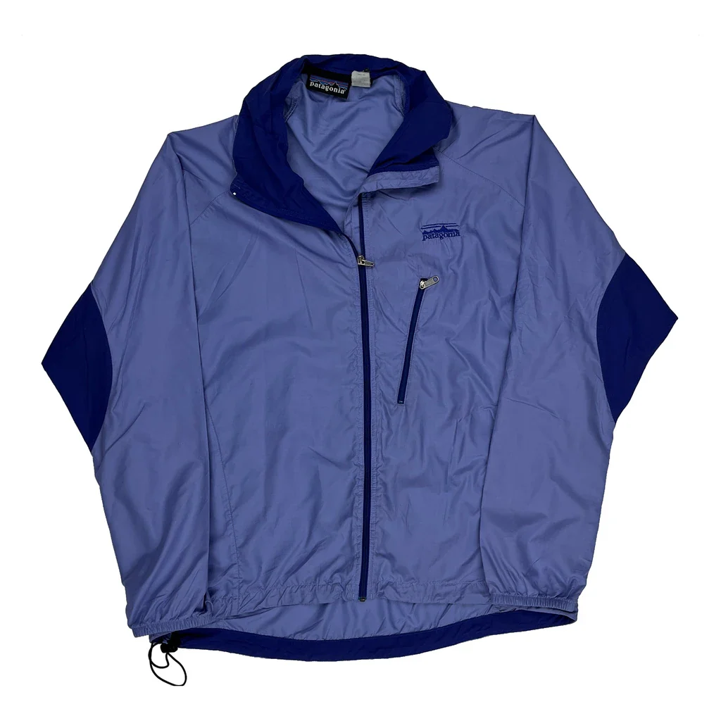 Patagonia Windbreaker - Medium Blue Nylon