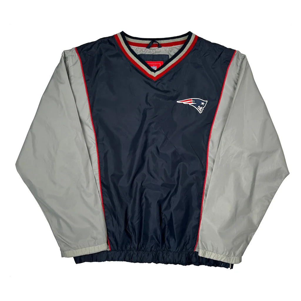 Patriots Nfl Windbreaker - XL Navy Polyester