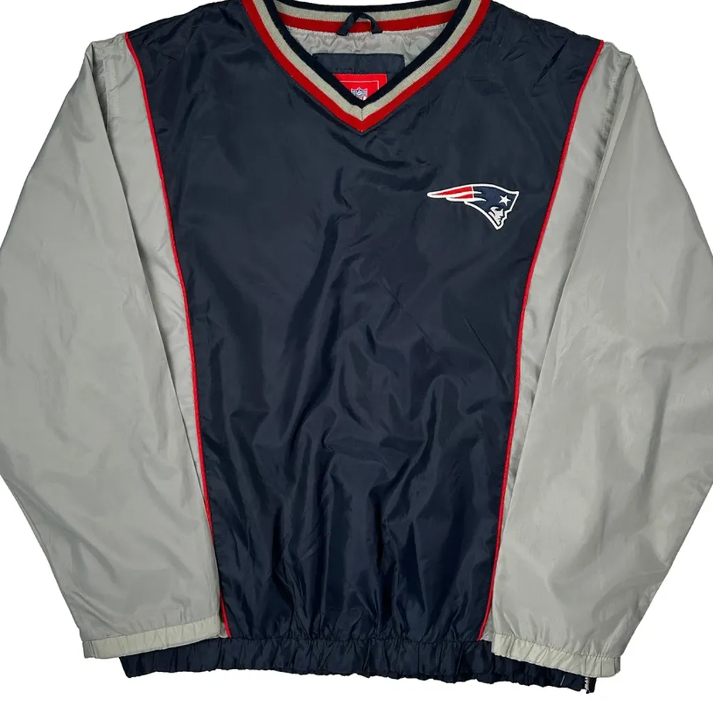 Patriots Nfl Windbreaker - XL Navy Polyester - Image 5