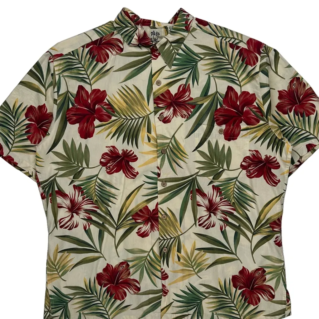 Pauttana Floral Hawaiian Shirt - XL Multicoloured Cotton Blend - Image 4