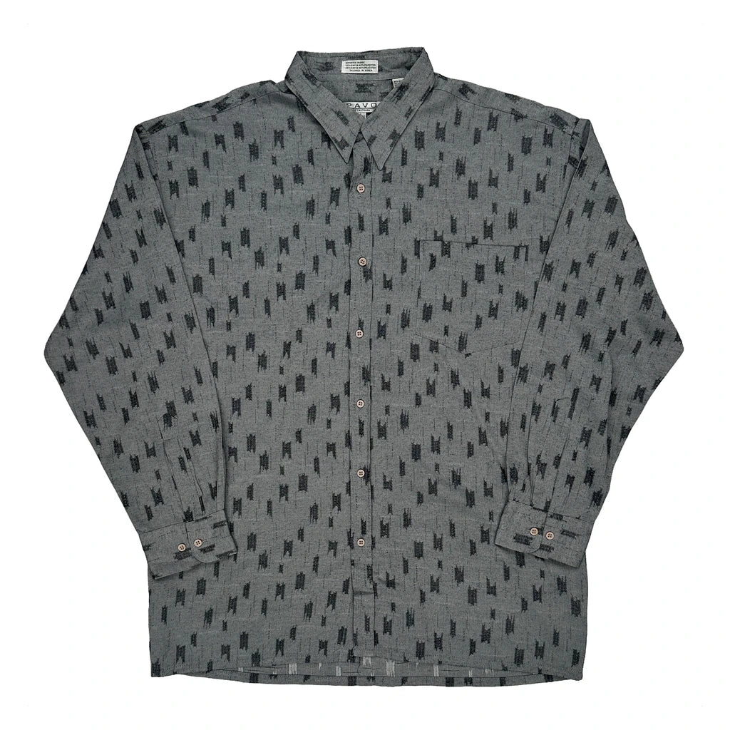Pavo Shirt - Large Grey Polyester