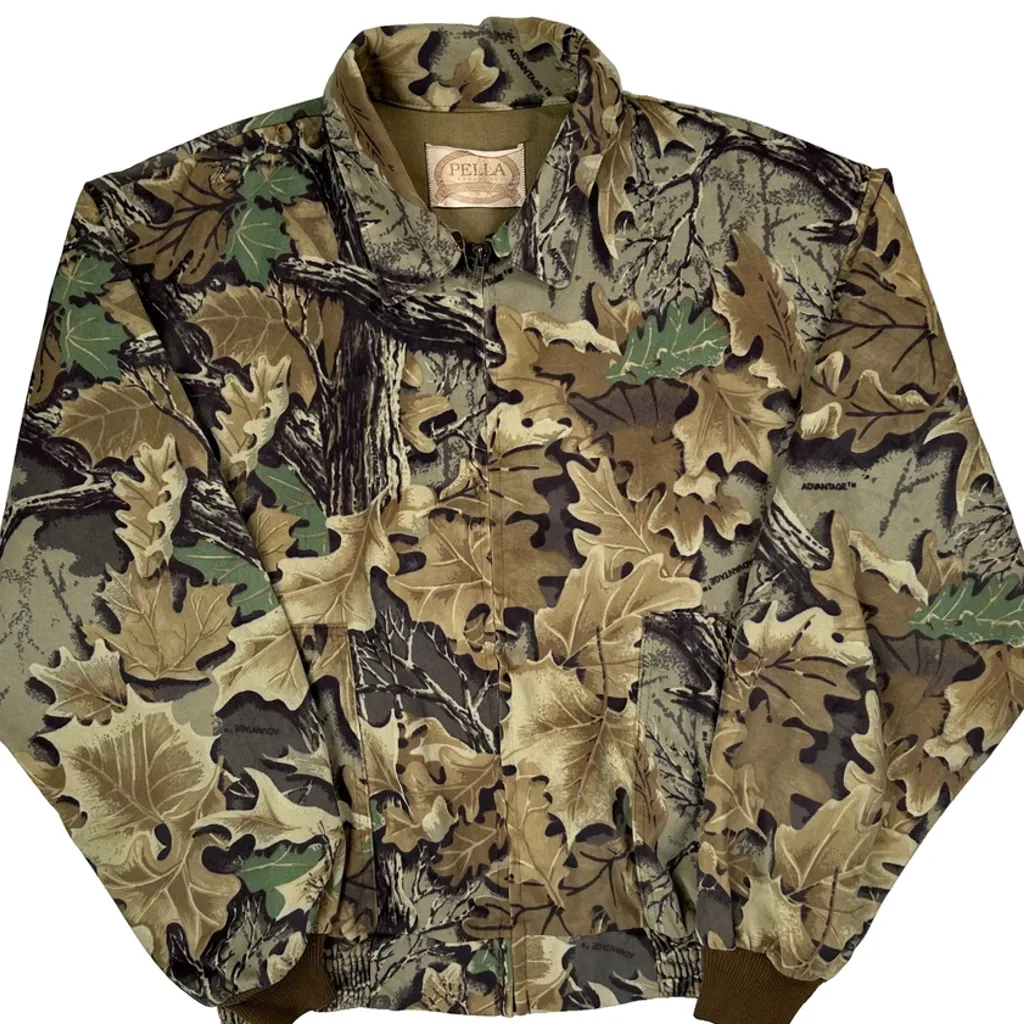 Pella Workwear Camo Bomber Jacket - Large Camo Cotton - Image 5