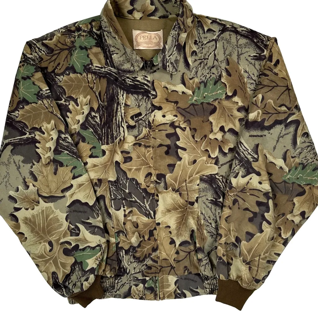 Pella Workwear Camo Bomber Jacket - Large Camo Cotton - Image 6