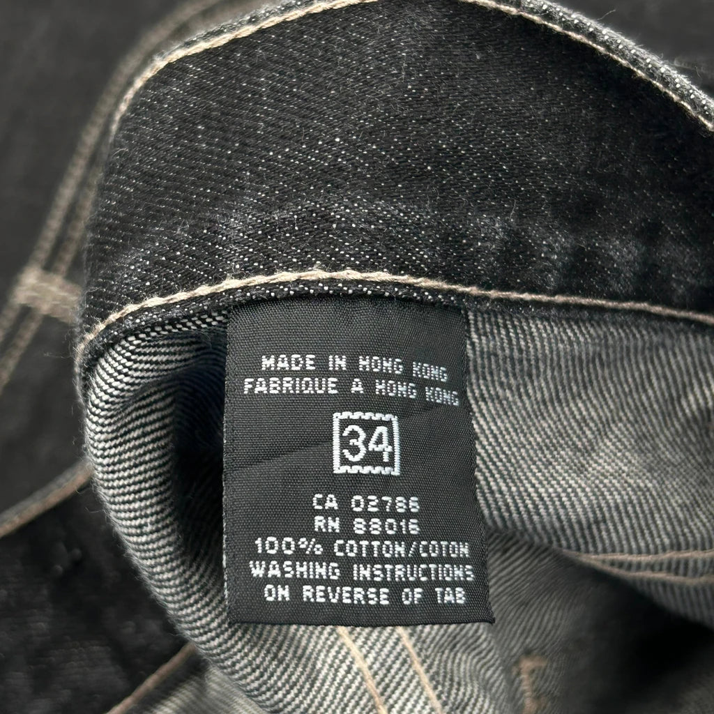 Pelle Baggy Jeans - 33W 33L Black Cotton - Image 7