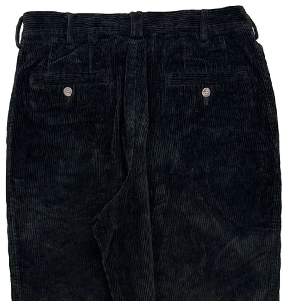 Pendleton Cord Trousers - 34″ Waist Black Cotton - Image 8