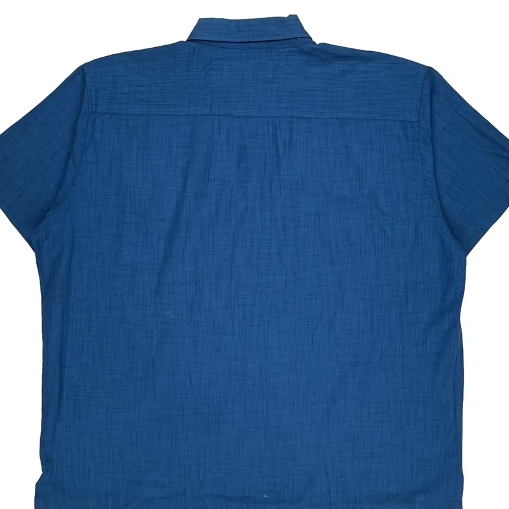 Penmans Short Sleeve Shirt - XL Blue Cotton Blend - Image 7