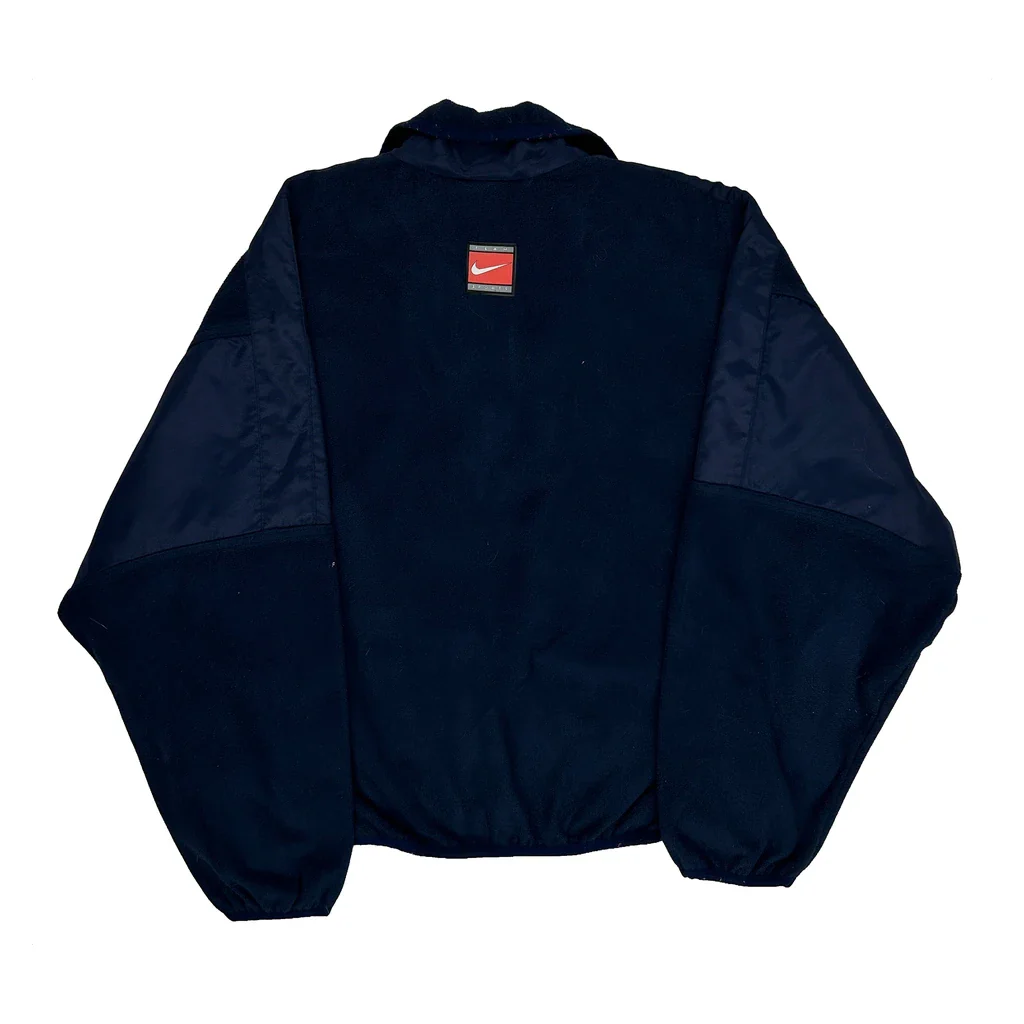 Penn State Nike 1/4 Zip Fleece - Medium Navy Polyester - Image 2