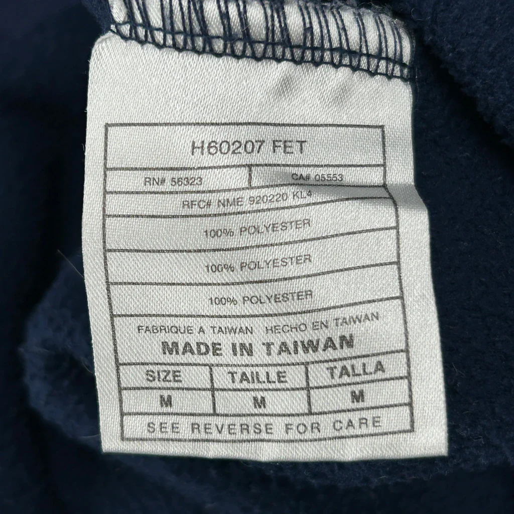 Penn State Nike 1/4 Zip Fleece - Medium Navy Polyester - Image 4