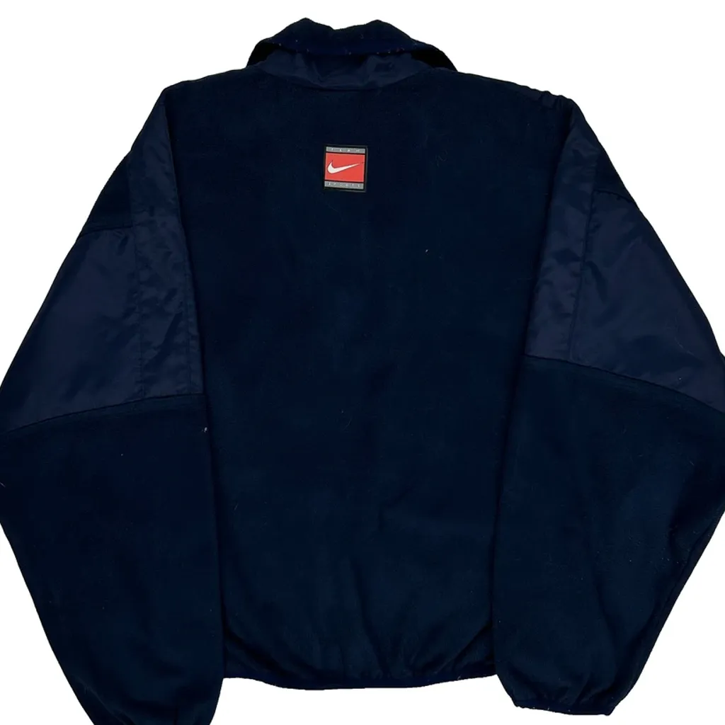 Penn State Nike 1/4 Zip Fleece - Medium Navy Polyester - Image 8