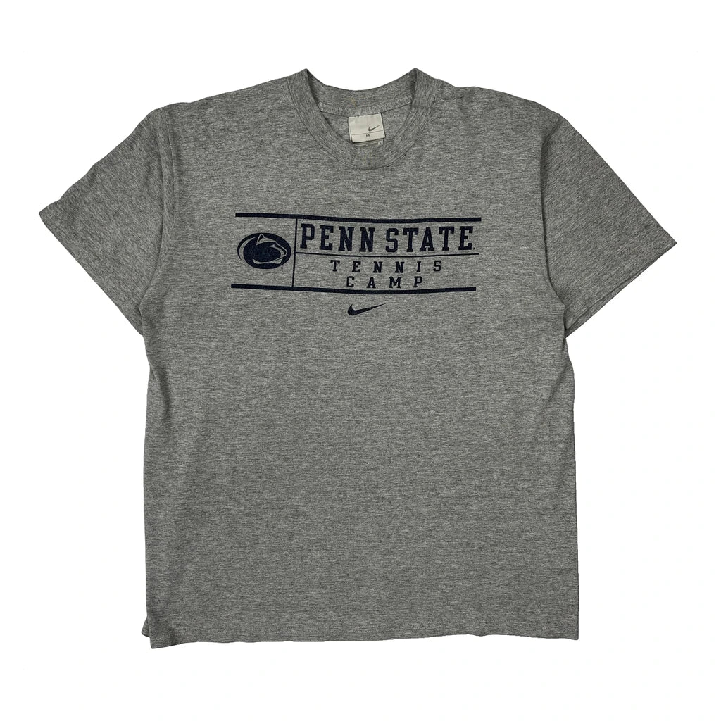 Penn State Tennis Camp Nike College T-Shirt - Medium Grey Cotton