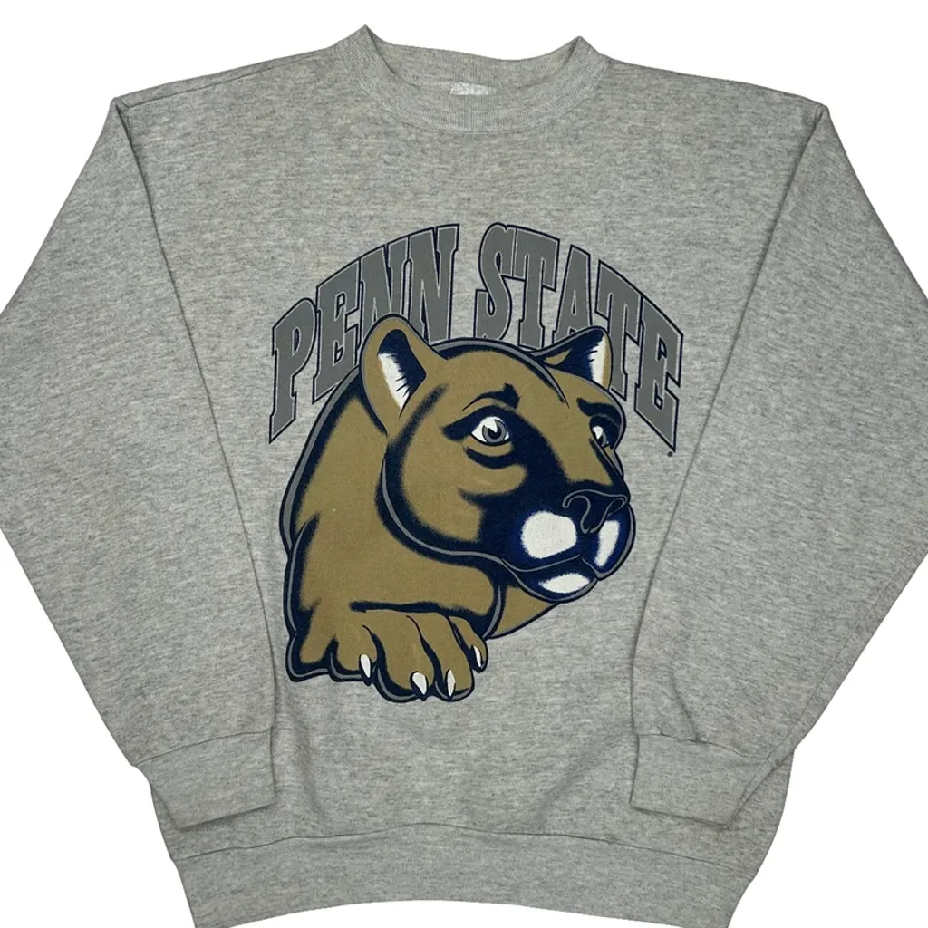 Penn State Tnt Made In USA College Sweatshirt - XL Grey Cotton Blend - Image 4