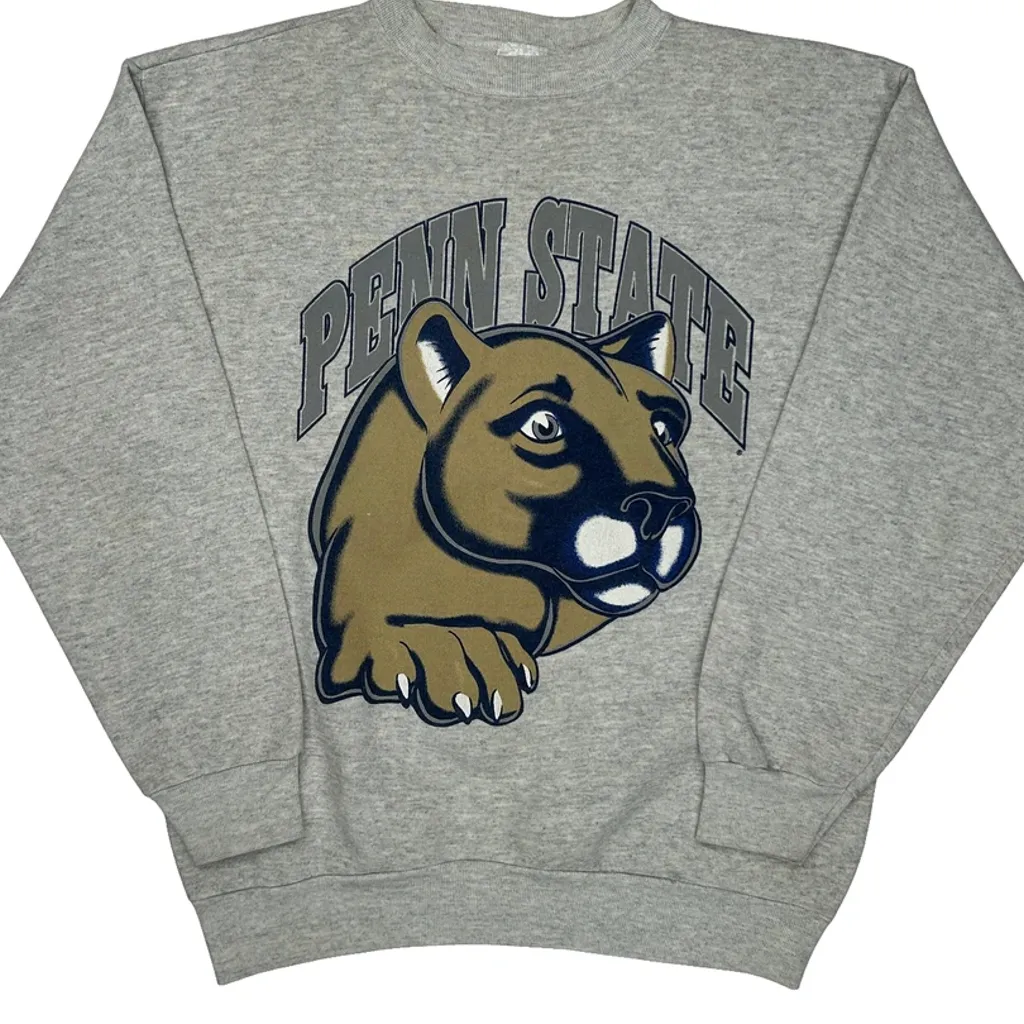 Penn State Tnt Made In USA College Sweatshirt - XL Grey Cotton Blend - Image 5