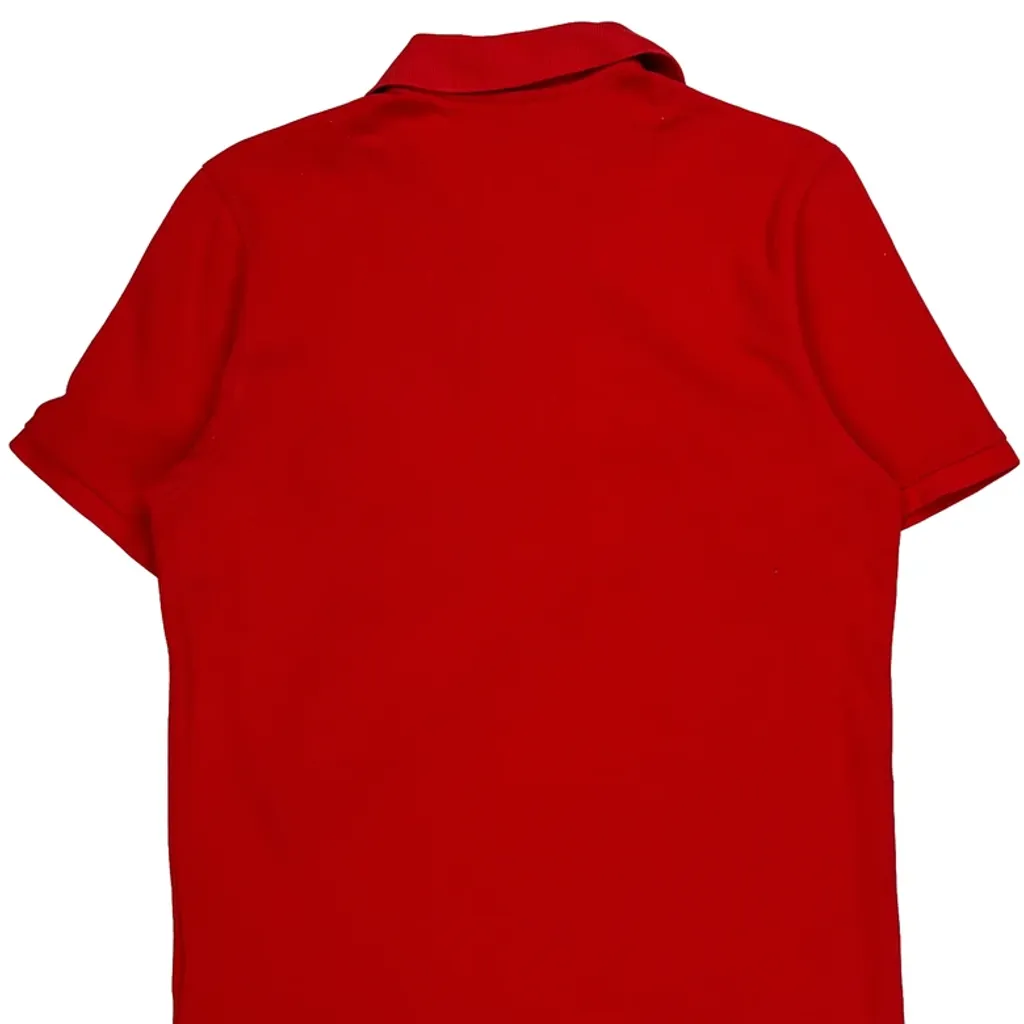 Performance Essentials Adidas Polo Shirt - Medium Red Cotton - Image 7