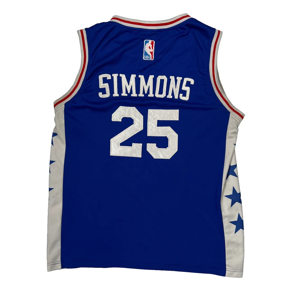 Philadelphia 76Ers Adidas Jersey - 2XL Blue Polyester - Image 2