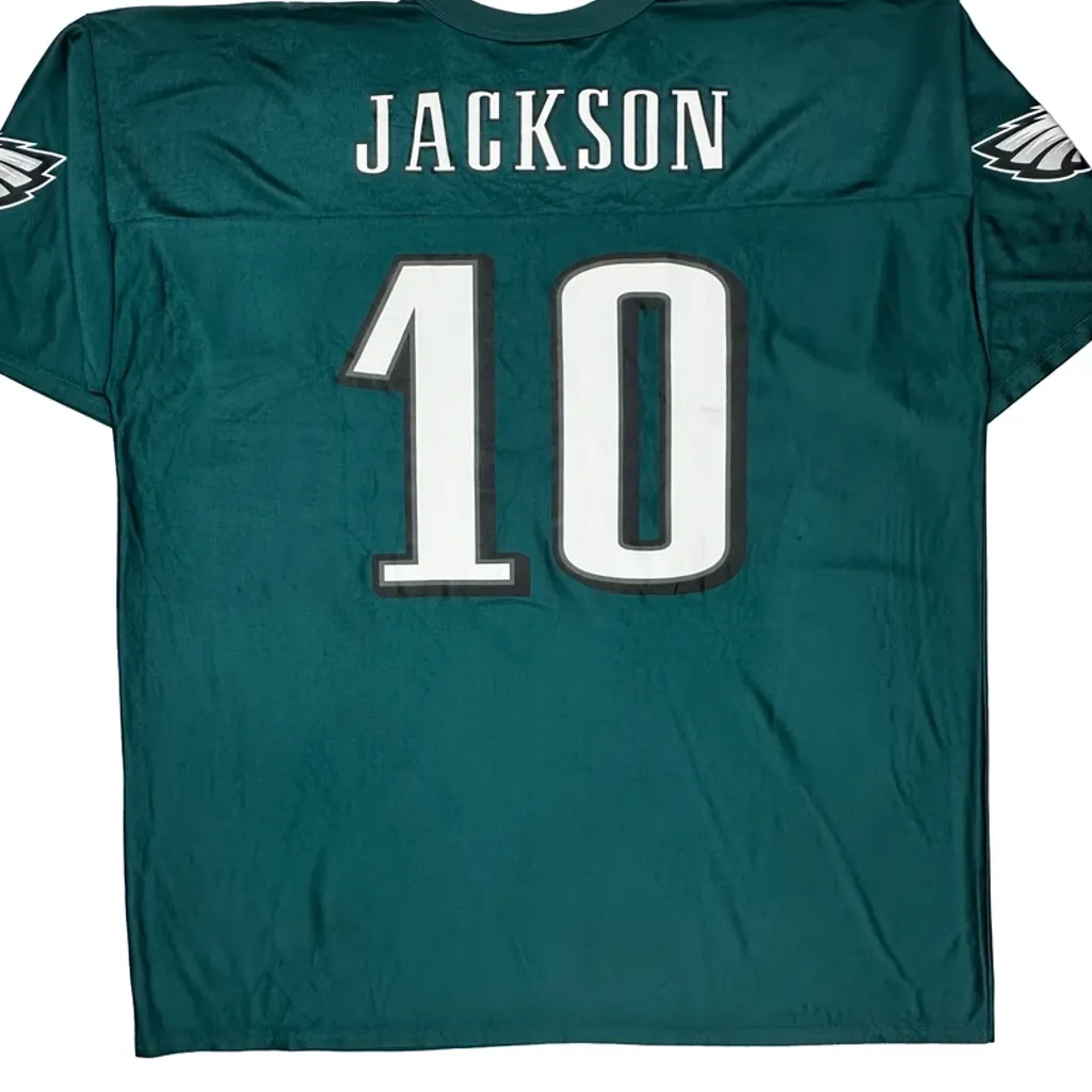 Philadelphia Eagles N.F.L. Team Apparel Nfl Jersey - 2XL Green Polyester - Image 6