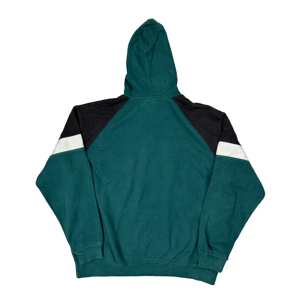 Philadelphia Eagles Nfl Football Hoodie - Large Green Cotton - Image 2