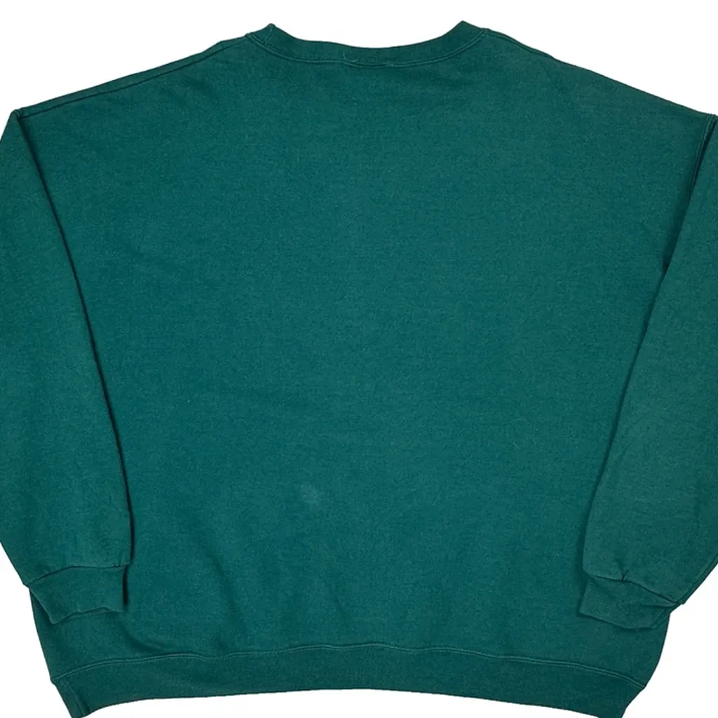 Philadelphia Eagles Nfl Football Sweatshirt - 2XL Green Cotton Blend - Image 7