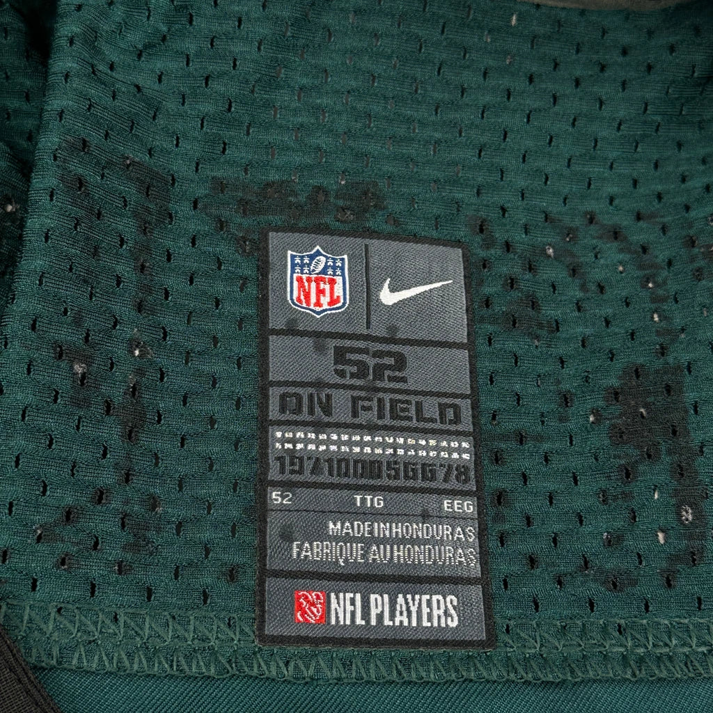 Philadelphia Eagles Nike Football Jersey - 2XL Green Polyester - Image 3