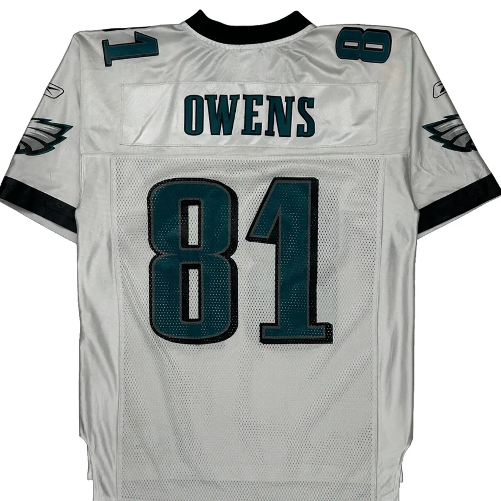 Philadelphia Eagles Reebok Nfl Jersey - Medium White Polyester - Image 6