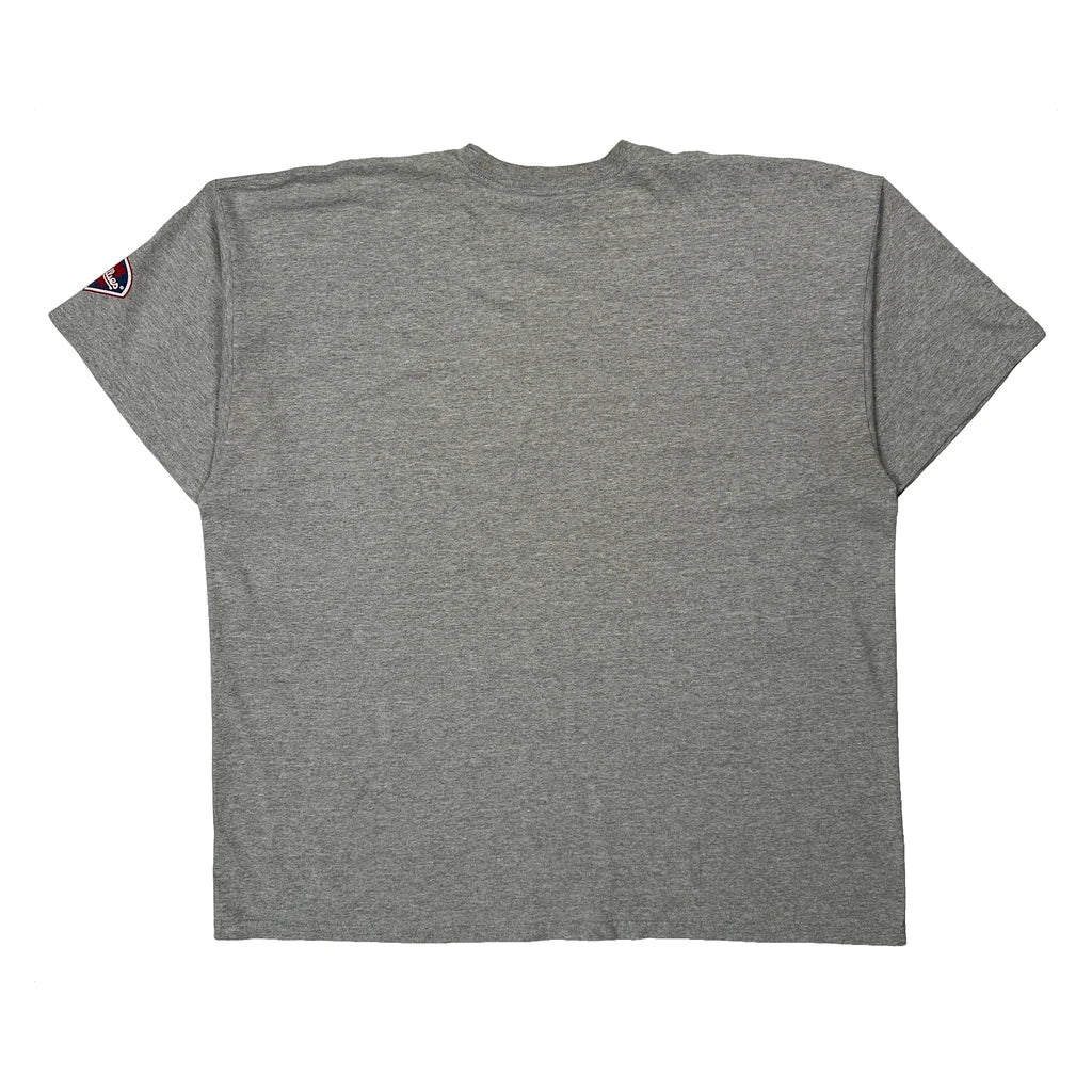 Phillies Baseball Nike T-Shirt - 2XL Grey Cotton - Image 2