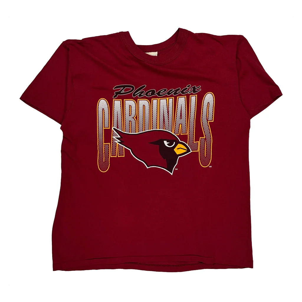 Phoenix Cardinals Team Rated Single Stitch T-Shirt - 2XL Red Cotton