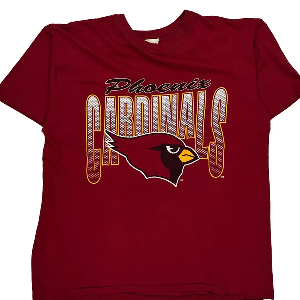 Phoenix Cardinals Team Rated Single Stitch T-Shirt - 2XL Red Cotton - Image 4
