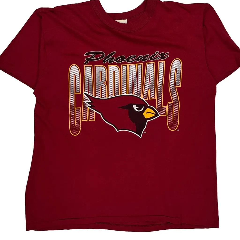 Phoenix Cardinals Team Rated Single Stitch T-Shirt - 2XL Red Cotton - Image 5