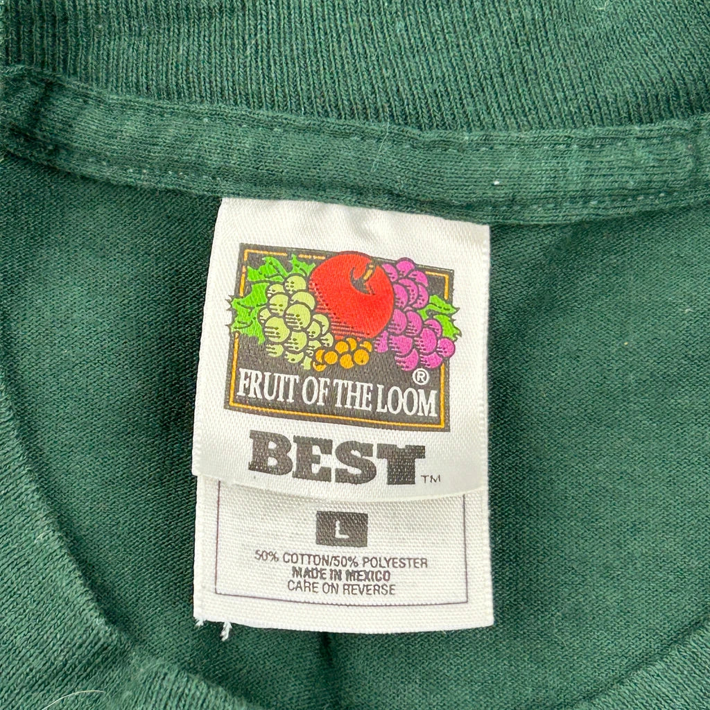 Pierce 8Th Annual Reunion 1996 Fruit Of The Loom T-Shirt - Large Green Cotton Blend - Image 3