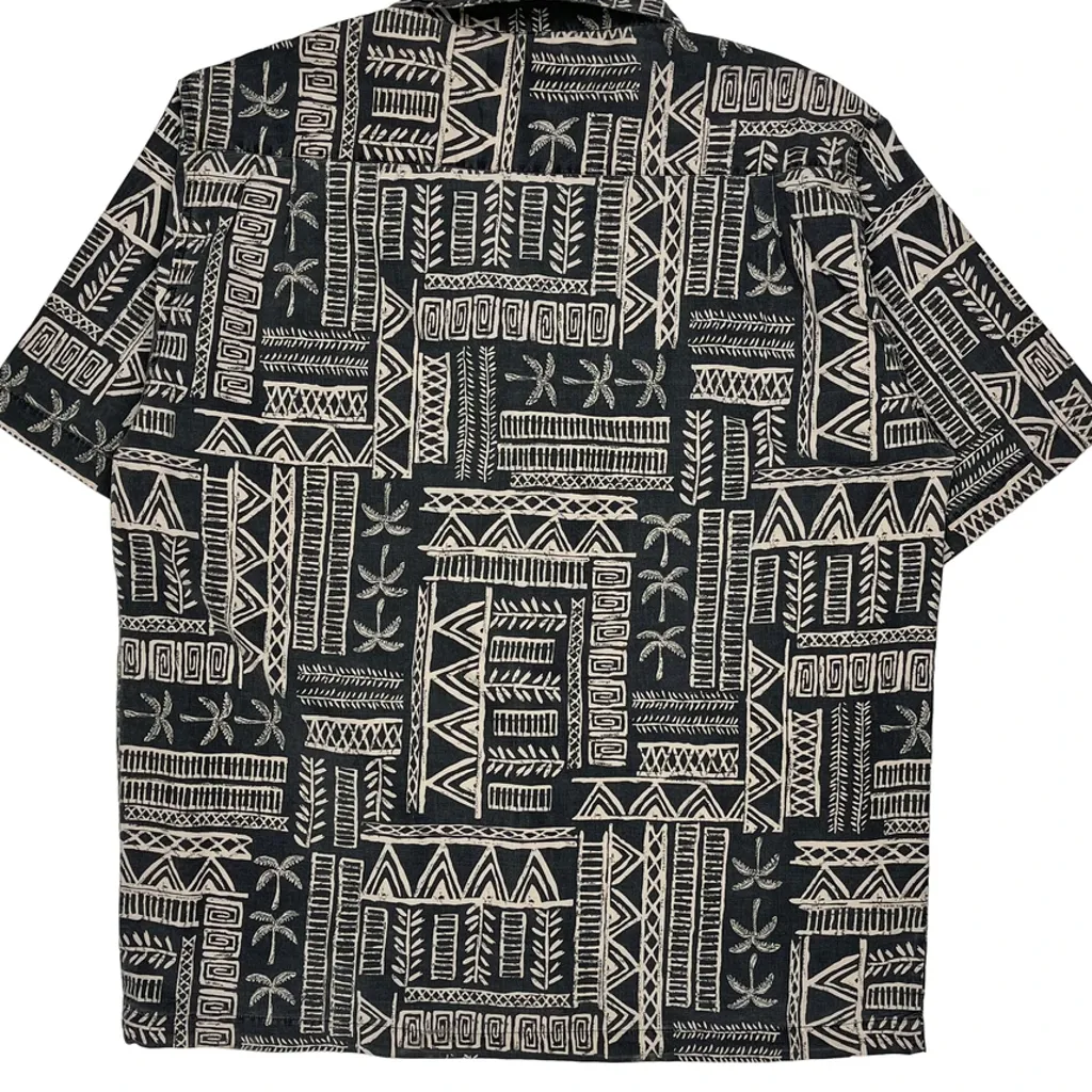 Pineapple Connection Hawaiian Shirt - XL Black Cotton - Image 7