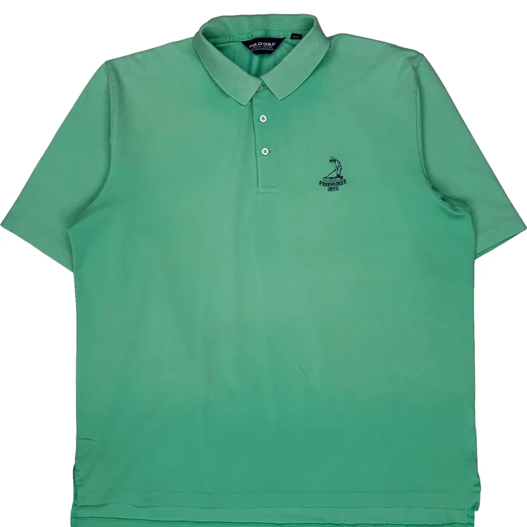 Pinehurst Polo Golf Ralph Lauren Polo Shirt - XL Green Cotton - Image 4