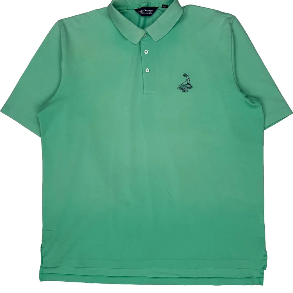 Pinehurst Polo Golf Ralph Lauren Polo Shirt - XL Green Cotton - Image 5