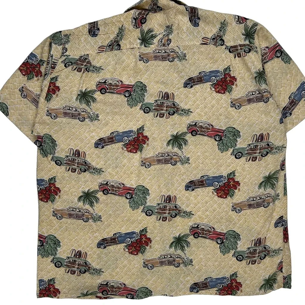 Pinepple Connection Graphic Hawaiian Shirt - XL Beige Viscose - Image 7