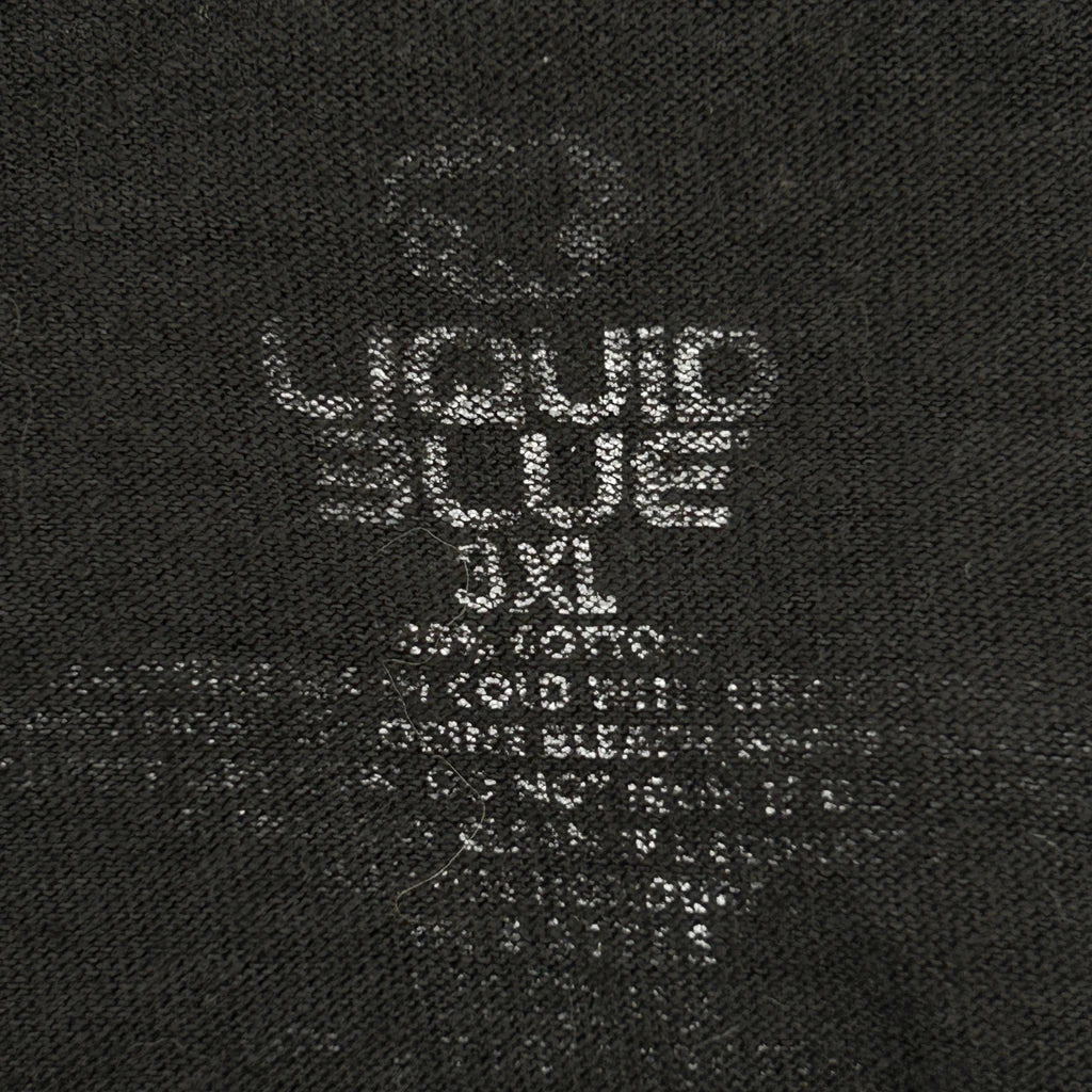 Pink Floyd Liquid Blue Band T-Shirt - 2XL Black Cotton - Image 3