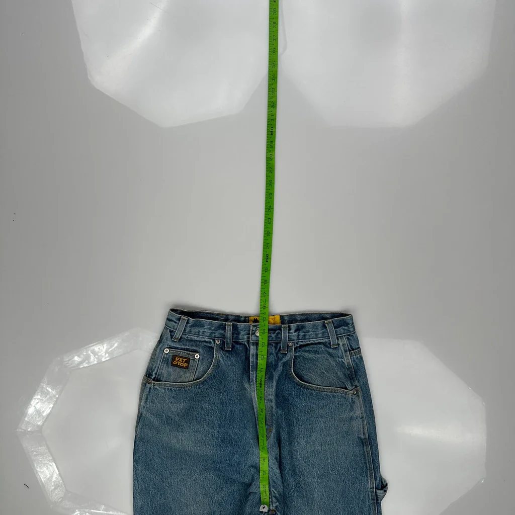 Pit Stop Carpenter Jeans - 30W 32L Blue Denim - Image 4